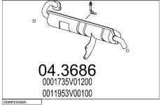 Výfukový systém MTS SMAR59588A017197