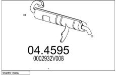 Výfukový systém MTS SMAR71588A015669