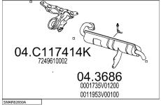 Výfukový systém MTS SMAR82650A018143