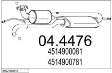 Výfukový systém MTS SMAR86667A022478