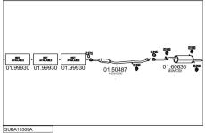 Výfukový systém MTS SUBA13369A004444