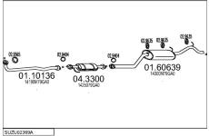 Výfukový systém MTS SUZU02369A016713