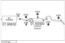 Výfukový systém MTS SUZU08798A004493