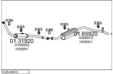 Výfukový systém MTS SUZU08907A004485