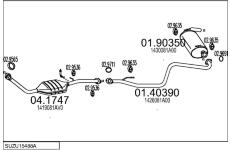 Výfukový systém MTS SUZU15488A016094