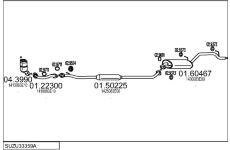 Výfukový systém MTS SUZU33359A014791