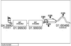 Výfukový systém MTS SUZU43258A021551