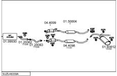 Výfukový systém MTS SUZU48359A019550