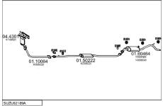 Výfukový systém MTS SUZU62189A017870