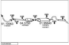 Výfukový systém MTS SUZU68658A005681