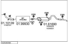 Výfukový systém MTS SUZU89359A018287