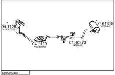 Výfukový systém MTS SUZU89928A129107