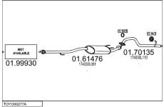 Výfukový systém MTS TOYO00277A034943