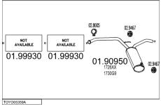 Výfukový systém MTS TOYO05359A019243