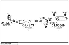 Výfukový systém MTS TOYO07359B017221