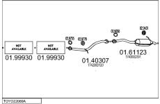 Výfukový systém MTS TOYO22089A031116