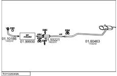Výfukový systém MTS TOYO26349A014692