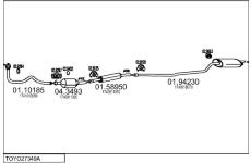 Výfukový systém MTS TOYO27349A008326