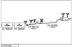 Výfukový systém MTS TOYO87820A008325