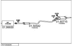 Výfukový systém MTS TOYO92820A004811