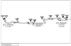 Výfukový systém MTS TOYO95820A003490