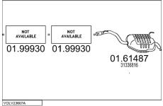 Výfukový systém MTS VOLV23607A032856