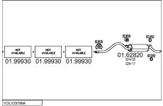 Výfukový systém MTS VOLV29788A002812