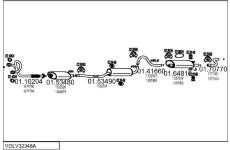 Výfukový systém MTS VOLV32348A002802
