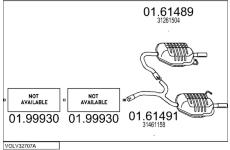 Výfukový systém MTS VOLV32707A032856