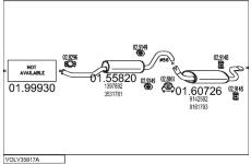Výfukový systém MTS VOLV35817A002850