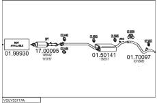 Výfukový systém MTS VOLV55717A122902
