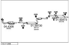 Výfukový systém MTS VOLV71299B012520
