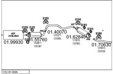 Výfukový systém MTS VOLV81309A002778