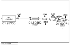 Výfukový systém MTS VOLV85588A016079