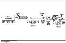 Výfukový systém MTS VOLV89299A016352