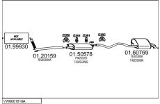 Výfukový systém MTS VW0001618A032264