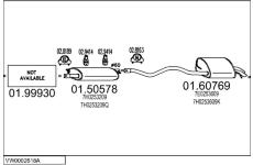 Výfukový systém MTS VW0002618A032264