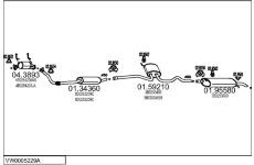 Výfukový systém MTS VW0005229A015421