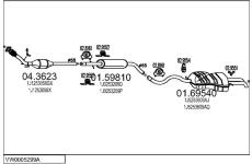 Výfukový systém MTS VW0005299A015632