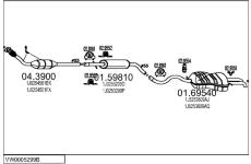 Výfukový systém MTS VW0005299B015632