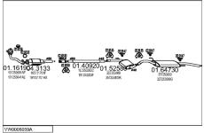 Výfukový systém MTS VW0006059A001708