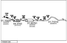 Výfukový systém MTS VW0006129A014096