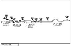 Výfukový systém MTS VW0006129B014096