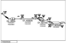 Výfukový systém MTS VW0009650A003942