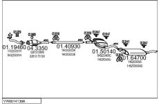 Výfukový systém MTS VW0014138A136920