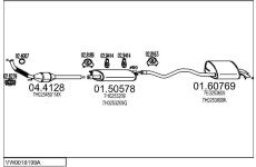 Výfukový systém MTS VW0018199A017366