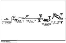 Výfukový systém MTS VW0019249A019467