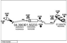 Výfukový systém MTS VW0019259A019332