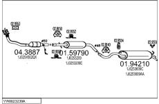 Výfukový systém MTS VW0023239A015112