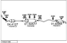 Výfukový systém MTS VW0024199B017357